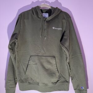 Champion Men's Green Hoodie